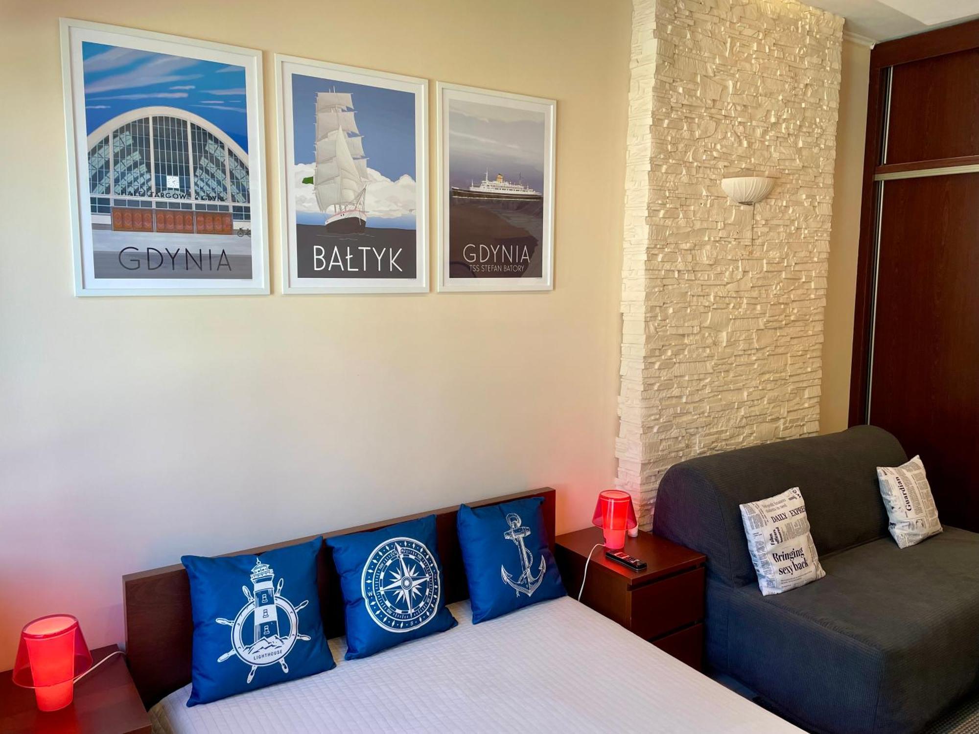 City & Sea - Apartamenty I Mieszkania 格丁尼亚 外观 照片